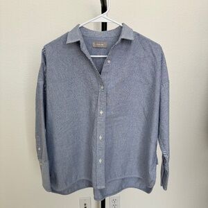 Everlane Blue Oxford Button Down Shirt Size 00